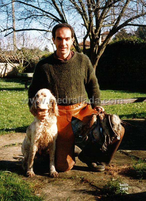 1998elia.jpg - Yna buena mañana de arceas de Carlos con Elia de Mendi-Añezkar en 1998