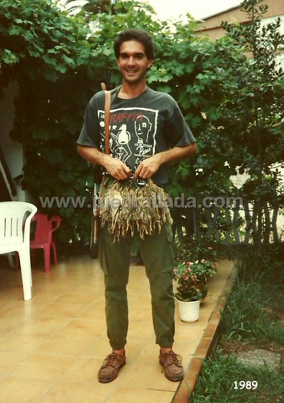 pinu1989.jpg - Un buen "piñu" de cuando había codornices